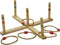 Outdoor Play Ringwerpspel - Speelgoed - Inclusief 5 ringen - Mooie houten set - Ring toss game