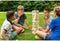 Outdoor Play Stapeltoren - Speelgoed - 60 blokken - Geschikt voor binnen en buiten - Inclusief draagzak