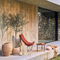 Outdoor table Tiago Brown / Iron