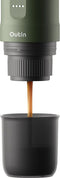 Outin Nano draagbare elektrische espressomachine - snelle waterverwarming - Italiaans design - capsules & gemalen koffie - 20 bar - draagbare koffiemachine - reis & camping koffiezetapparaat 12 volt
