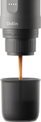 Outin Nano draagbare elektrische espressomachine - snelle waterverwarming - Italiaans design - capsules & gemalen koffie - 20 bar - draagbare koffiemachine - reis & camping koffiezetapparaat 12 volt