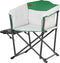 Outsunny Campingstoel regisseursstoel inklapbaar draagbaar Oxford-stof zwaar wit + groen A20-192