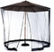Outsunny Insectennet klamboe voor parasol 3m zwart