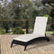 Outsunny Ligbed met hoofdkussen loungebed ligbank katoenvezel polyester 84B-304