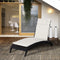 Outsunny Ligbed met hoofdkussen loungebed ligbank katoenvezel polyester 84B-304