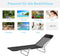Outsunny Ligstoel liggen ligbank voor buiten stoel relax lounger lounger voor in het bad tweebenig 4 kleuren AU-1107-FQU8