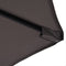 Outsunny Parasol met zwengel dubbele parasol tuinparasol zonwering metaal 84D-085