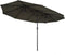 Outsunny Parasol tuinparasol ovale parasol dubbele parasol met zwengel 84D-030V01