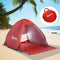 Outsunny Strandtent strandtent pop-uptent werptent campingtent automatisch 2 kleuren 1X-6L36-FACK