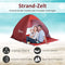 Outsunny Strandtent strandtent pop-uptent werptent campingtent automatisch 2 kleuren 1X-6L36-FACK
