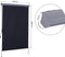 Outsunny Verticale luifel aluminium balkonluifel met handslinger 140 x 250 cm 830-262