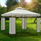 Outsunny Vervangend dak voor metalen tuinpaviljoen paviljoen partytent tuintent 3x3 / 3x4m 100110-053CW