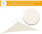 Outsunny Zonnedoek bescherming tegen de zon zonnedak driehoek rechthoek vierkant beige D0-VMT8-E8AN