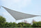 Outsunny Zonnedoek driehoekig HDPE grijs 3 x 3 x 3m
