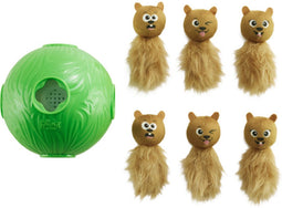 Outward Hound Dog Snuffle N' Treat Ball - Interactieve voerpuzzel voor honden - Aanpasbare moeilijkheidsgraad - Level 2