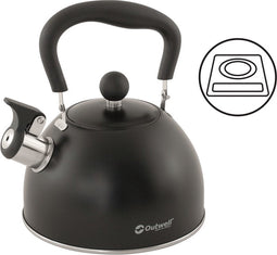 Outwell Tea Break Lux Kettle M Campingketel 1.8 L Zwart