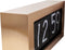 NeXtime Big Flip - Klok - Rechthoekig - 36x16,7 cm - Koperkleurig