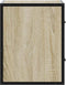 vidaXL - Nachtkastje - wandgemonteerd - 40x31x39,5 - cm - sonoma - eikenkleurig