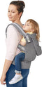 Kinderkraft HUGGY - Babydrager tot 20 kg - 2 draagwijzen: buikdrager en rugdrager - Grijs