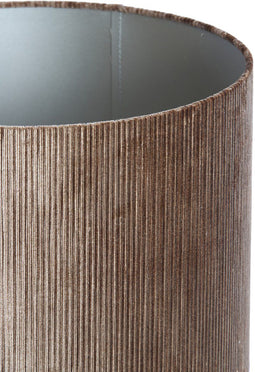 Light & Living - kap - Flair - bruin - textiel - Ø 40cm - E27 - 2240949