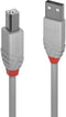 Lindy 36685 - USB-kabel USB 2.0 - 5.00 m - Grijs