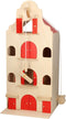 Playwood - Houten Pakhuis / Grachtenpand klein; hoogte 67 CM