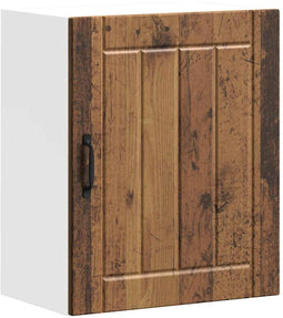 vidaXL - Keukenwandkast - Lucca - bewerkt - hout - oud - houtkleurig