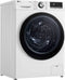 LG F4WR7012 - Wasmachine - 11 kg - 1350 tpm - TurboWash™ 39 - AI DD™ - Steam - Wit met zwarte deur