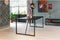 Eettafel Valencia visgraat teakhout 160 cm - zwart | BY-OLAF