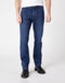 Wrangler Straight Regular Jeans Voor Heren - Darkstone Blauw - Maat W32x32L