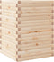 vidaXL - Plantenbak - 50x50x68,5 - cm - massief - grenenhout