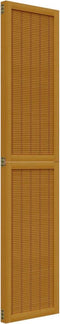 vidaXL - Kamerscherm - met - 3 - panelen - massief - paulowniahout - bruin