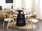 MESILLA - Ronde eettafel - Zwart - 120 cm - MDF