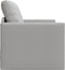 vidaXL - Vloersofa - Bed - 2-in-1 - Cloud - Grijs - 74x77x81 - cm - Stof