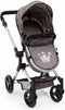 Bayer Design Neo Vario - Combi Poppenwagen - Verstelbare duwstang - Grijs