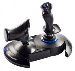 Thrustmaster T.Flight Hotas 4 - Flight stick - Ergonomisch ontwerp met afneembare throttle - Blauw Zwart