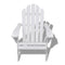 vidaXL - Tuinstoel - hout - wit