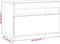 vidaXL - Nachtkastje - met - LED-verlichting - 60x35x40 - cm - grijs - sonoma - eiken