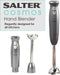 Salter Cosmos - Handblender - 400 W 2 snelheden roestvrijstalen staaf en messen - grijs/zilver