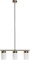Plafondlamp DKD Home Decor Gouden Wit (60 x 15 x 25 cm)