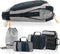 Packing Cubes Compressie - Reisorganizer 3-delig - Gerecycled polyester - Grijs (4-delige set)