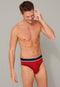Schiesser 95/5 Organic - Heren Rio Slip - 3-pack - Rood Blauw Grijs-gemêleerd (3 stuks)