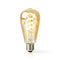 SmartLife LED Filamentlamp | Wi-Fi | E27 | 360 lm | 4.9 W | Warm to Cool White | Glas | Android / IO