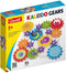 Quercetti Kaleido Gears - Tandwielenset - 55-delig - Creatief bouwen