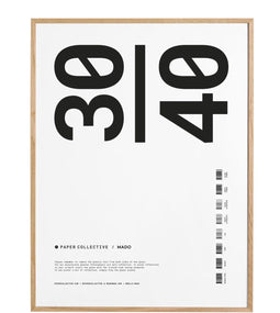 Paper Collective Frames Oak 30x40cm