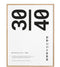 Paper Collective Frames Oak 30x40cm
