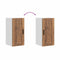 vidaXL - Keukenwandkast - Porto - bewerkt - hout - oud - houtkleurig