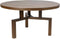 Liviza Salontafel Trape - Mangohout - Rond Bruin - 40 cm , 75 cm , 75 cm
