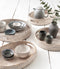 Ovaal rattan DIENBLADEN SAINT BARTHS set van 2