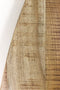 Ovaal tafelblad - 200x100 cm - massief mangohout